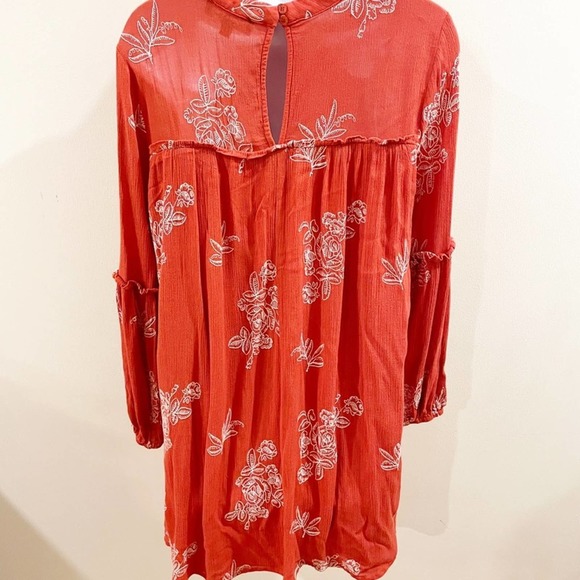 Lulus No One Quite Like You Shift Dress Orange M - Picture 9 of 13